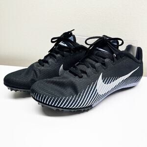NEW Nike Zoom Rival M9 Black Purple Track & Field Spikes Unisex Shoes Size 10.5